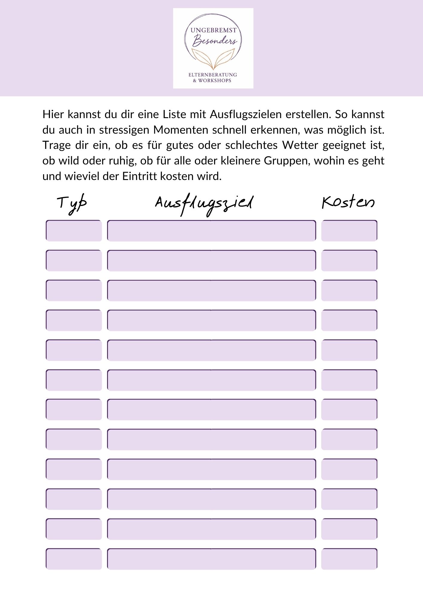 Ferien ohne Frust - Gratis-PDF für den Ferienalltag – Bild 3